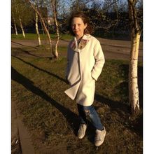 Leya.me Пальто бело - молочное со съемными элементами STC-056