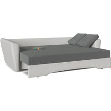 Смарт Диван прямой Амстердам Классик Gray еврокнижка