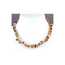 Бусики-Колечки Бусы Янтарь "Солнечная россыпь" арт.П173а