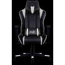 Кресло для геймера Aerocool AC220 AIR-BW , черно-белое, с перфорацией