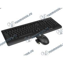 Комплект клавиатура + мышь Delux "K6000+M371", беспров., черный (USB) (ret) [126551]