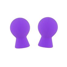 Dream Toys Фиолетовые присоски для груди LIT-UP NIPPLE SUCKERS SMALL PURPLE