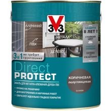 V33 Direct Protect 3 в 1 750 мл коричневая