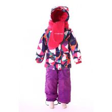 Теплый снег Костюм для девочки (куртка, полукомбинезон, шарф) E806W16 575