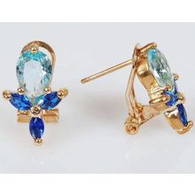 Серьги со шпинелью "Ирис"