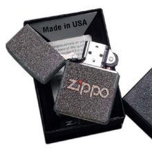 Зажигалка серая матовая Zippo 211 с покрытием Iron Stone