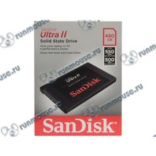 SSD диск 480ГБ 2.5" SanDisk "Ultra II" SDSSDHII-480G-G25 (SATA III) (ret) [126717]