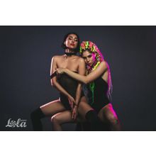 Черный ошейник Decadence с бабочкой (224445)