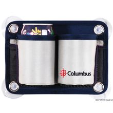 Osculati Columbus 2-place glass can holder pouch, 23.202.04