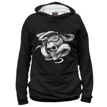 Худи Я-МАЙКА Змей и череп