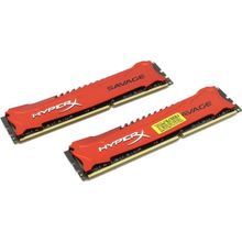 Модуль памяти   Kingston HyperX Savage   HX316C9SRK2 16   DDR3 DIMM 16Gb KIT 2*8Gb   PC3-12800   CL9