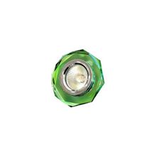 Elvan 8220Green-Silver LIGHT GLASS точечный встаиваемый светильник