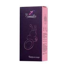 Eromantica Розовое эрекционное виброкольцо на пенис Eromantica (розовый)