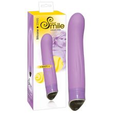 Фиолетовый вибратор Smile Easy - 22 см. (фиолетовый)