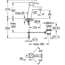 Смеситель Grohe Concetto для раковины, 23450001