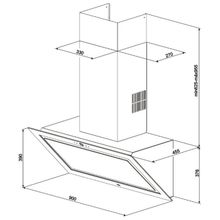 TEKA Вытяжка Teka QUADRO DLV 985 B