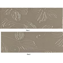 Керамическая плитка Domino Brown 2 вида рисунка декор 20х60