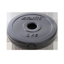STARFIT Диск пластиковый BB-203, d=26 мм, черный, 1 кг