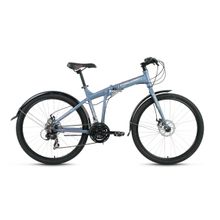 Складной велосипед Forward Tracer 2.0 disc серый (2017)