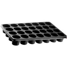 Кассета для рассады, 52x31 см, высота 6 см, 28 ячеек, полистирол 64312