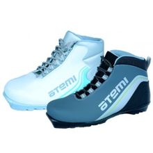 Ботинки лыжные Atemi А304 NNN сине-серебрянные