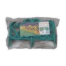 Ограждение садовое Мастер Сад Ажурное 3м, цвет зеленый