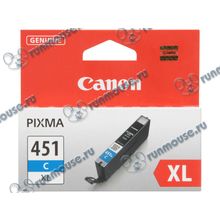 Картридж Canon "CLI-451C XL" (голубой) для PIXMA iP7240 MG5440 MG630 (11мл) [112913]