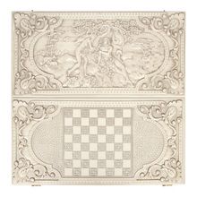 Нарды резные "Адам и Ева" Патина