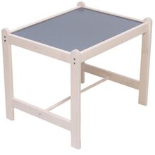 Набор детской игровой мебели: стол + 2 стула + скамья, Каспер, серый