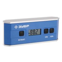 Уровень-угломер ЗУБР "ЭКСПЕРТ" электронный магнитный, функция определения абсолютного нуля, точность 0,1 Град