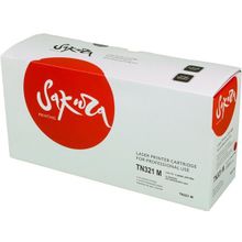 Картридж SAKURA TN321M для Brother HL-8250 8350, DCP-8400 8450, MFC-8650, пурпурный, 1 500к.