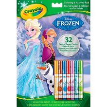 Crayola Холодное сердце с фломастерами и головоломками