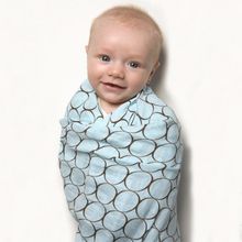 SwaddleDesigns Marquisette Mocha Mod Circles морской кристалл