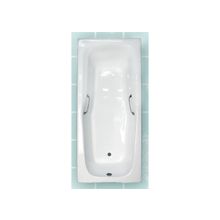 Ванна чугунная 180x80, с ручками, Serena