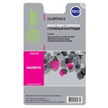 Картридж струйный Cactus CS-EPT7013 пурпурный для Epson WF-4015 4020 4025 4095 4515 (35мл)