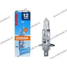 Лампа галоген 12V Н1 55W P14.5s OSRAM +30% яркости 64150SUP