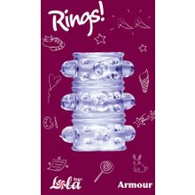 Фиолетовая насадка на пенис Rings Armour (103134)