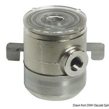 Osculati Chromed brass water filter 1 2, 17.649.02