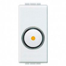 Светорегулятор поворотный LIVING LIGHT, 800 Вт, белый |  код. N4581 |  Bticino