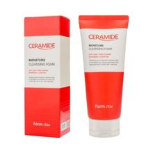 Пенка увлажняющая очищающая с керамидами FarmStay Ceramide Moisture Cleansing Foam 180мл