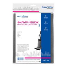 EUR-7162 Фильтр-мешок Euroclean многоразовый с пластиковым зажимом для пылесоса