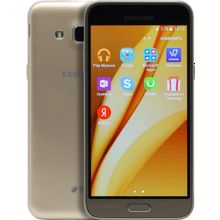 Коммуникатор  Samsung Galaxy J3 (2016) SM-J320F Gold  (1.5GHz,1.5GbRAM,  5"1280x720  sAMOLED,4G+BT+WiFi+GPS,8Gb+microSD,8Mpx,Andr)