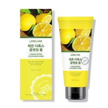 Детокс-пенка для умывания с лимоном Lebelage Lemon Detox Cleansing Foam 180мл