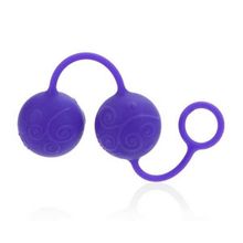 California Exotic Novelties Фиолетовые вагинальные шарики Posh Silicone “O” Balls