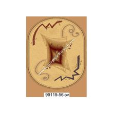 Люберецкий ковер Супер акварель  99119-56 овальный, 4 x 6