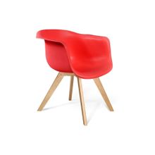 Слайн Стул SHT-ST31 S39 красный ral3020 прозрачный лак