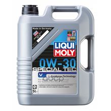 Liqui moly 0w-30 Sl Cf Special Tec V 5л (Рекомендовано Для Volvo) Acea A5-08 B5-08api Sl Cf Ilsac Gf-3volvo