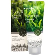 3W Clinic Green Tea Cleansing Foam 100 мл