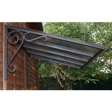 кованый козырек над дверью