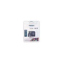 Kingmax micro SDHC Card 8GB Class 4 + 2 adapters